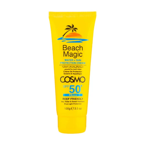 کرم ضد آفتاب و ضد آب مخصوص ساحل +SPF50 کازمو 100 گرمی