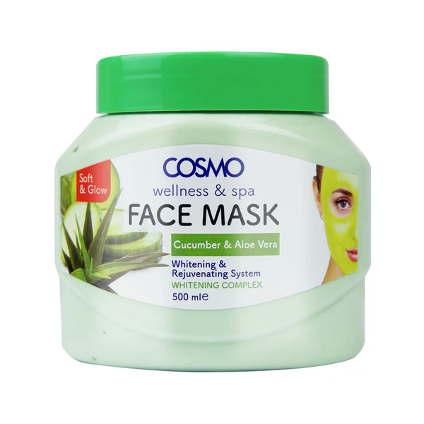ماسک صورت خیار و آلوئه ورا (Soft & Glow) کازمو