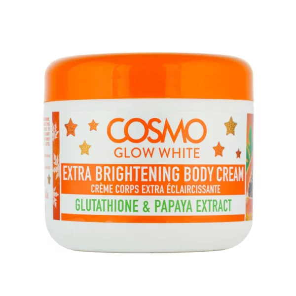 فوق روشن کننده کرم بدن Cosmo Glow White (300 میل) کازمو