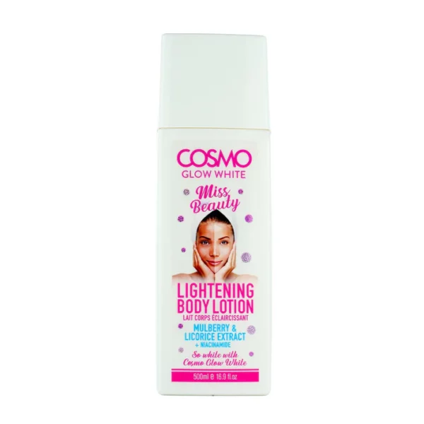 لوسیون روشن کننده بدن Cosmo Glow White (500 میل) کازمو