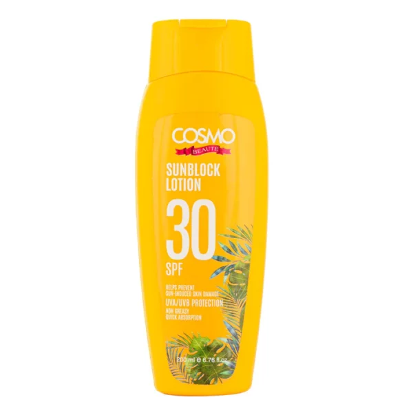 لوسیون ضد آفتاب SPF30 کازمو 200 میل